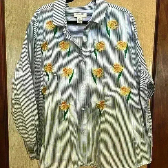 Vintage Bechamel cotton top blouse - Picture 3 of 7